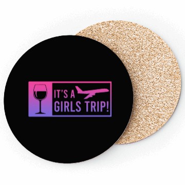 Discover It's a Girls Trip Girls Vacation Spring Break Coasters