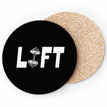 Discover Lift - Lifting Gym Quote Coasters