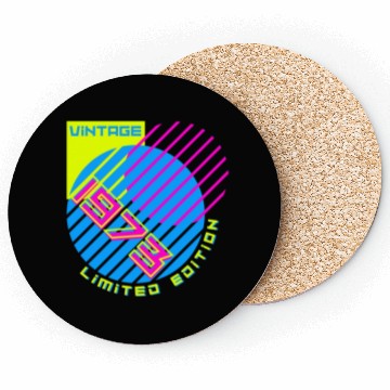Discover 50th Birthday Vintage 1973 Coasters