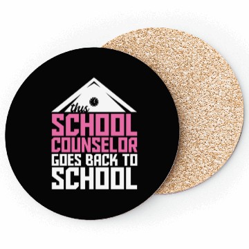 Discover Back To School School Counselor Coasters