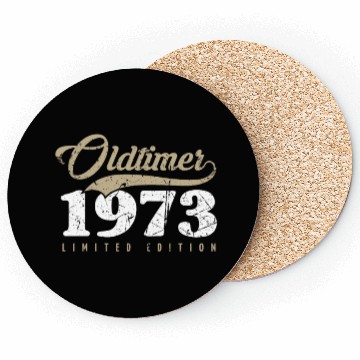 Discover 50th Birthday Vintage 1973 Coasters