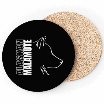 Discover Alaskan Malamute Profile dog mom Coasters