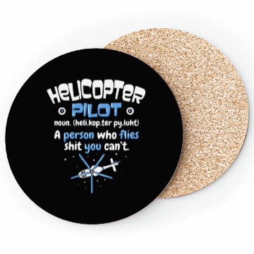 Discover Helicopter Pilot Coasters