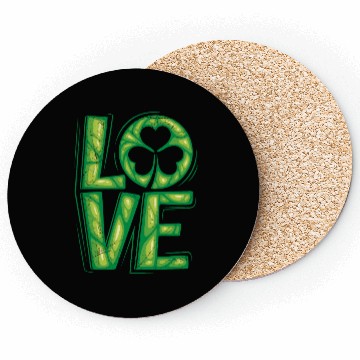 Discover Shamrock lucky charm St. Patrick's Day Coasters