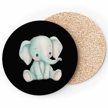 Discover Comic Baby Elefant Coasters