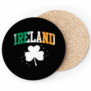 Discover Ireland shamrock Irish St. Patrick's Day Coasters