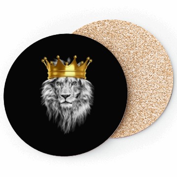Discover Lion Crown Coasters