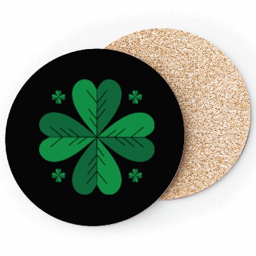 Discover Clover Leaf St Patricks Day Coasters