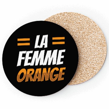 Discover La Femme Orange Coasters