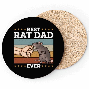 Discover Rat Dad Funny Animal Lover Coasters