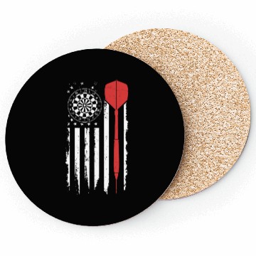 Discover US Flag Patriotic Darts Coasters