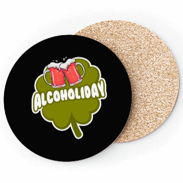 Discover Alcoholiday St Patrick's Day beer Coasters