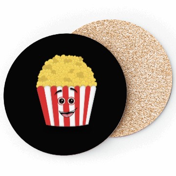 Discover Cinema a cool popcorn Coasters