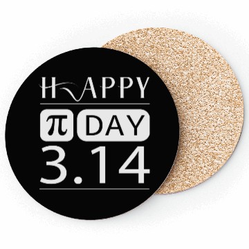 Discover Happy PI Day Coasters