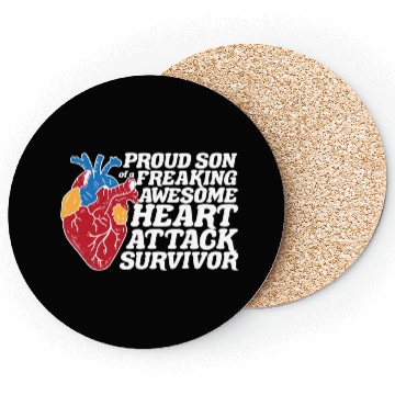 Discover Heart Attack Survivor Son Coasters