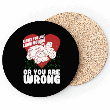Discover Lawn Mowing Lawn Mower Gardener Coasters