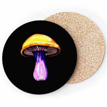 Discover Trippy Psychedelic Rave Trip Mushrooms Goa Coasters