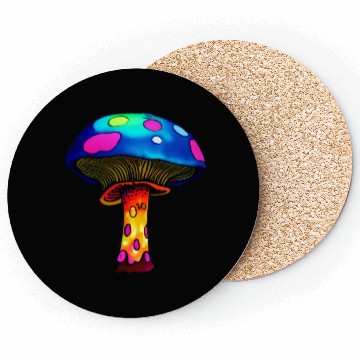 Discover Trippy Psychedelic Rave Trip Mushrooms Goa Coasters