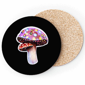 Discover Trippy Psychedelic Rave Trip Mushrooms Goa Coasters