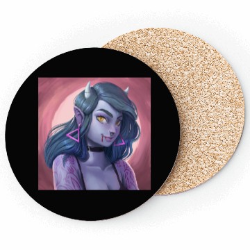 Discover Alpha Female illustration as vampire Coasters
