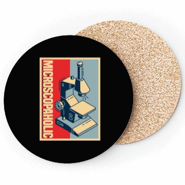 Discover Biology Biologist Microscope Coasters