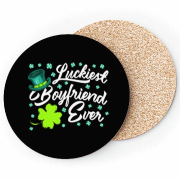 Discover Luckiest Boyfriend Ever Valentine's Day Coasters