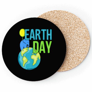Discover Earth Day 2019 Coasters Great Vintage Ear Elephant S