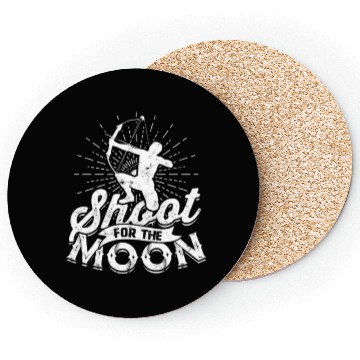 Discover Shoot for the moon - Archery Coasters