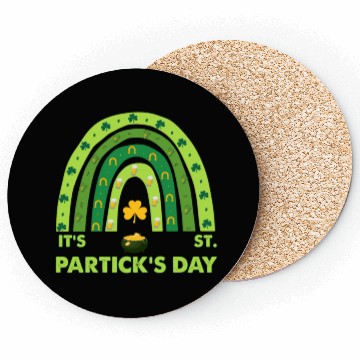 Discover Lucky Rainbow St Patricks Day Coasters