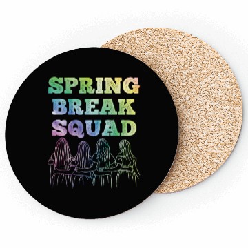 Discover Spring Break Squad Summer Vacation Spring Break Coasters