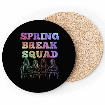 Discover Spring Break Squad Summer Vacation Spring Break Coasters