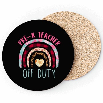 Discover Preschool Kindergarten Teacher off duty teacher Coasters