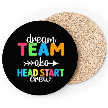 Discover Dream Team aka Head Start Crew Teacher Preschool Coasters