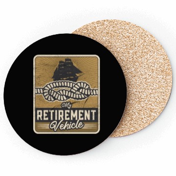 Discover Retired Sailor Sailing Retirement Plan Coasters