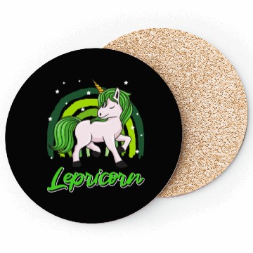 Discover Lepricorn St. Patrick's Day Unicorn Women Coasters
