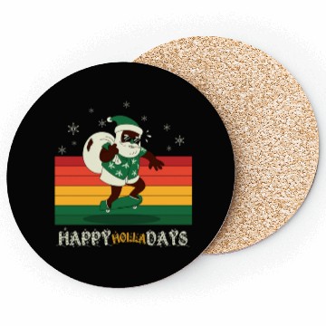 Discover African American Santa Claus Coasters