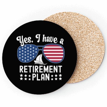 Discover Sailing Retirement Plan Retired Sailor Sailboat Coasters