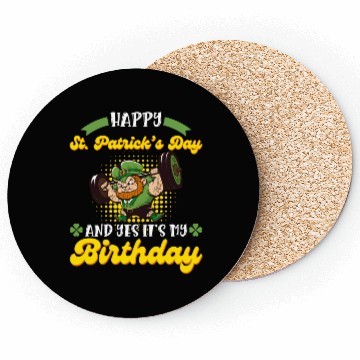 Discover Birthday on St. Patrick's Day Coasters