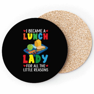 Discover Lunch Boss Cafeteria Worker Lady Cook Lunch Lady Coasters