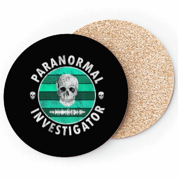Discover Ghost Hunting Paranormal Investigator Coasters