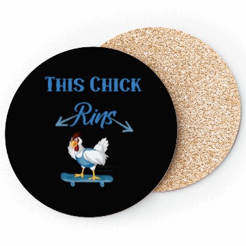Discover Runs Saying Running Chicken Coasters