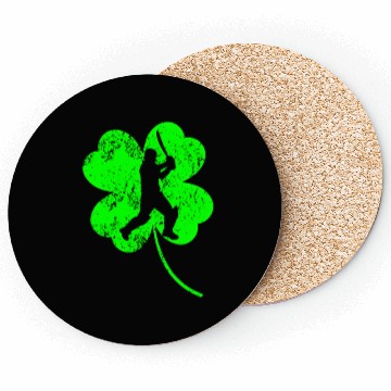 Discover Cricket St. Patrick's day shamrock Coasters