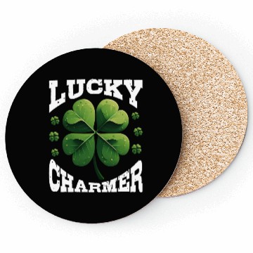Discover Lucky Charmer Shamrock St Patrick's Day Coasters