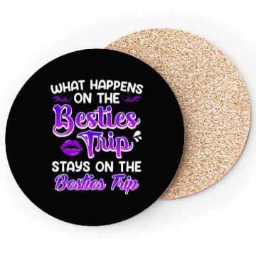 Discover Besties Trip Friends Summer Vacation Spring Break Coasters
