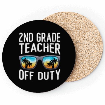 Discover Second grade class teacher off duty school teacher Coasters