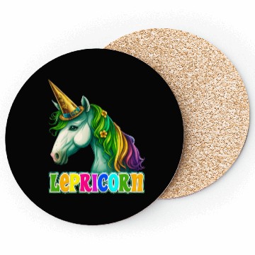 Discover Lepricorn St. Patrick's Day Unicorn Women Coasters