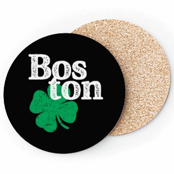 Discover St Patricks Day Shamrock Massachusetts Boston Coasters