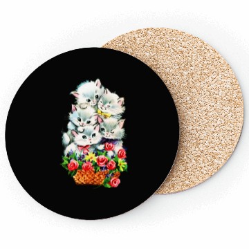 Discover Vintage Spring Coasters