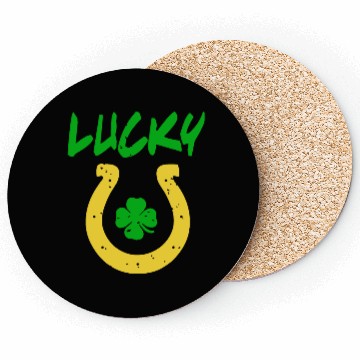 Discover Luck St Patrick s Day Horse Shoe irish Coasters