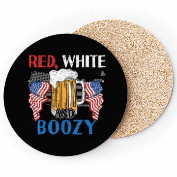 Discover Red White And Boozy made for a Patriotic American Coasters